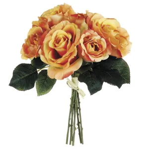 11" Rose Silk Flower Bouquet -Talisman (pack of 12)