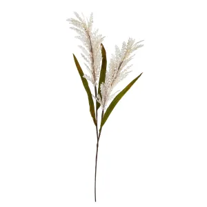 30" Artificial Sorghum Harvest Flower (Set of 12) - Low Maintenance, Life-Like & Vibrant Silk Flowers For Busy People.