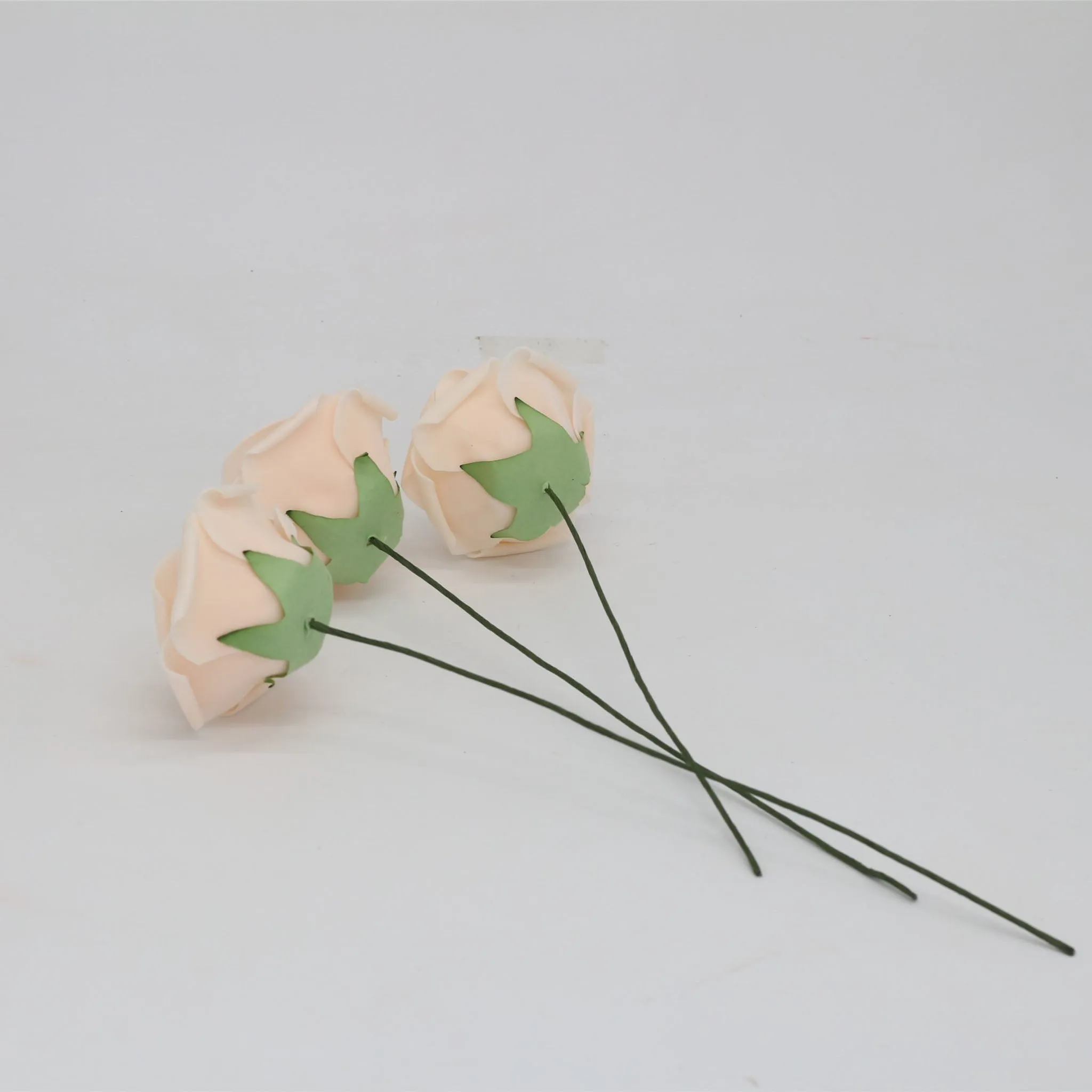 Artificial Wedding Flowers Blush Pink Rose 50 Bulk