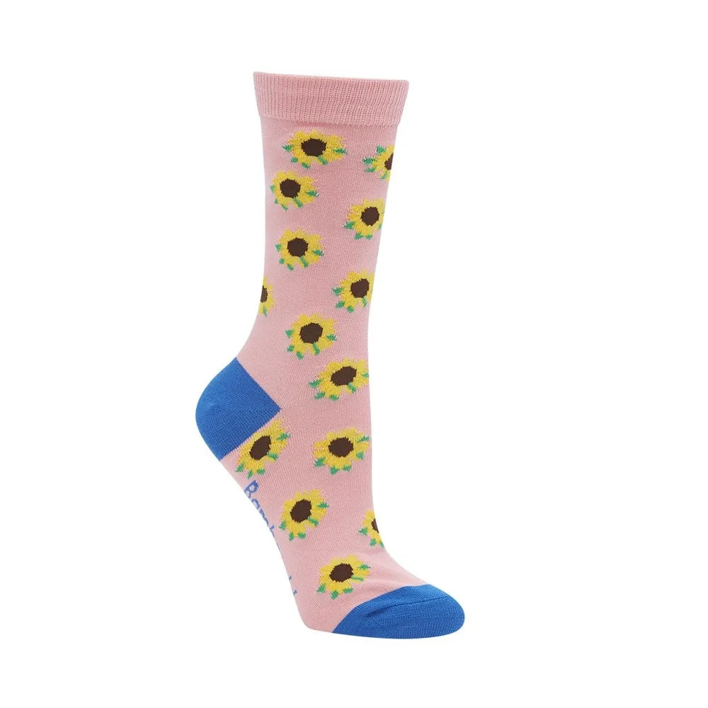 Bamboozld: Womens Sunny Dayz Pink Bamboo Sock