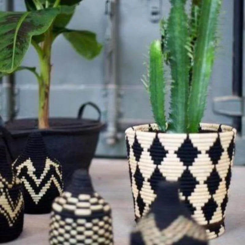 Berber Basket Black & White