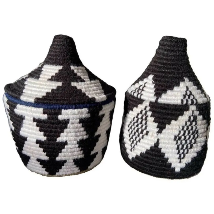 Berber Basket Black & White