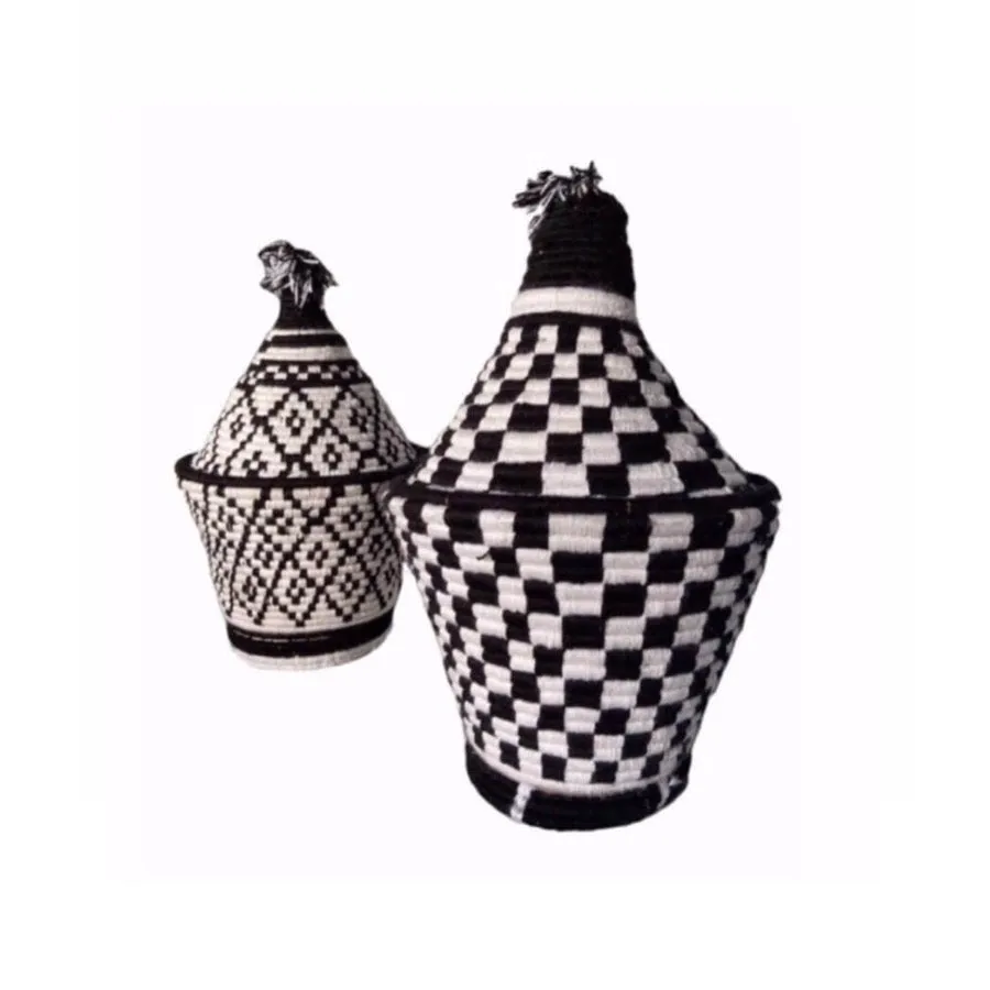 Berber Basket Black & White