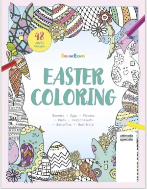 Brilliant Escapes - Easter Coloring Book: 48 Joyful Designs to Celebrate the Holiday