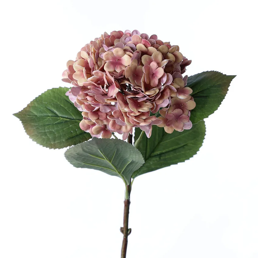 Bulk 21" Real Touch Hydrangea Stems Fall and Winter Decorations Wholesale