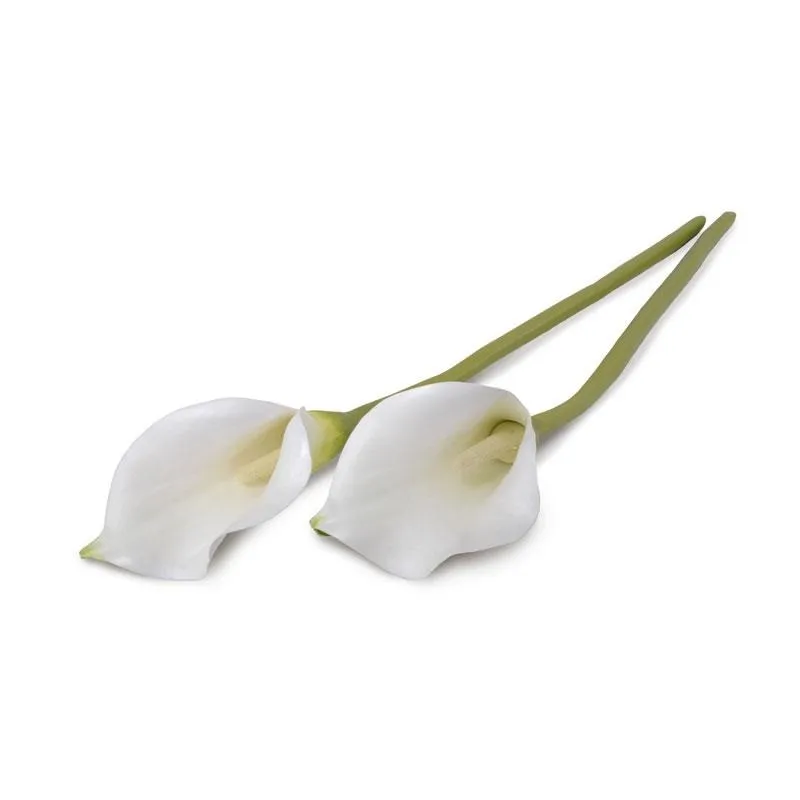 Calla Lily Stem, 30" L - White