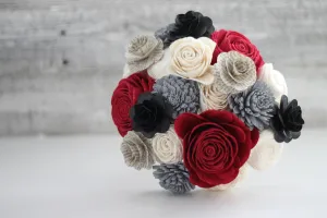 Classy Book Page Flower Bouquet