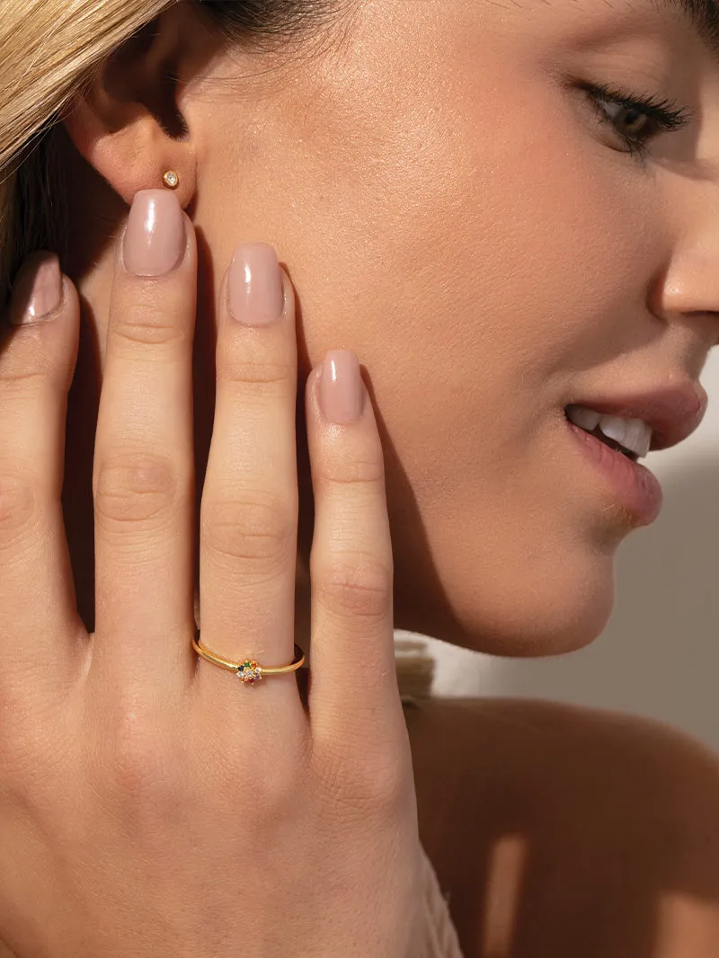 Colorful Flower Ring