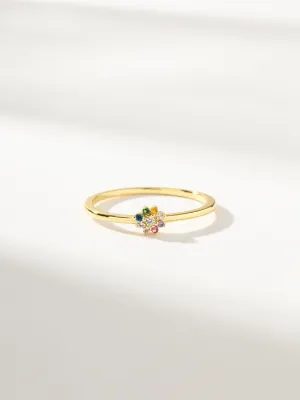 Colorful Flower Ring