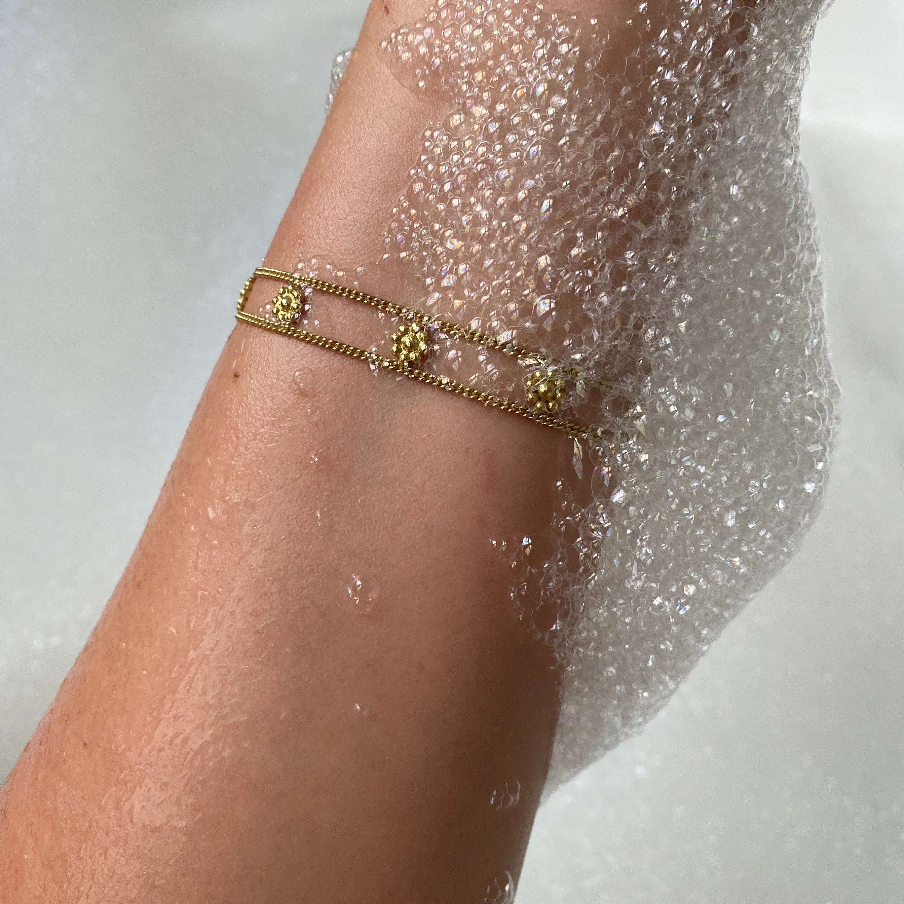 Daisy 14K Gold Bracelet