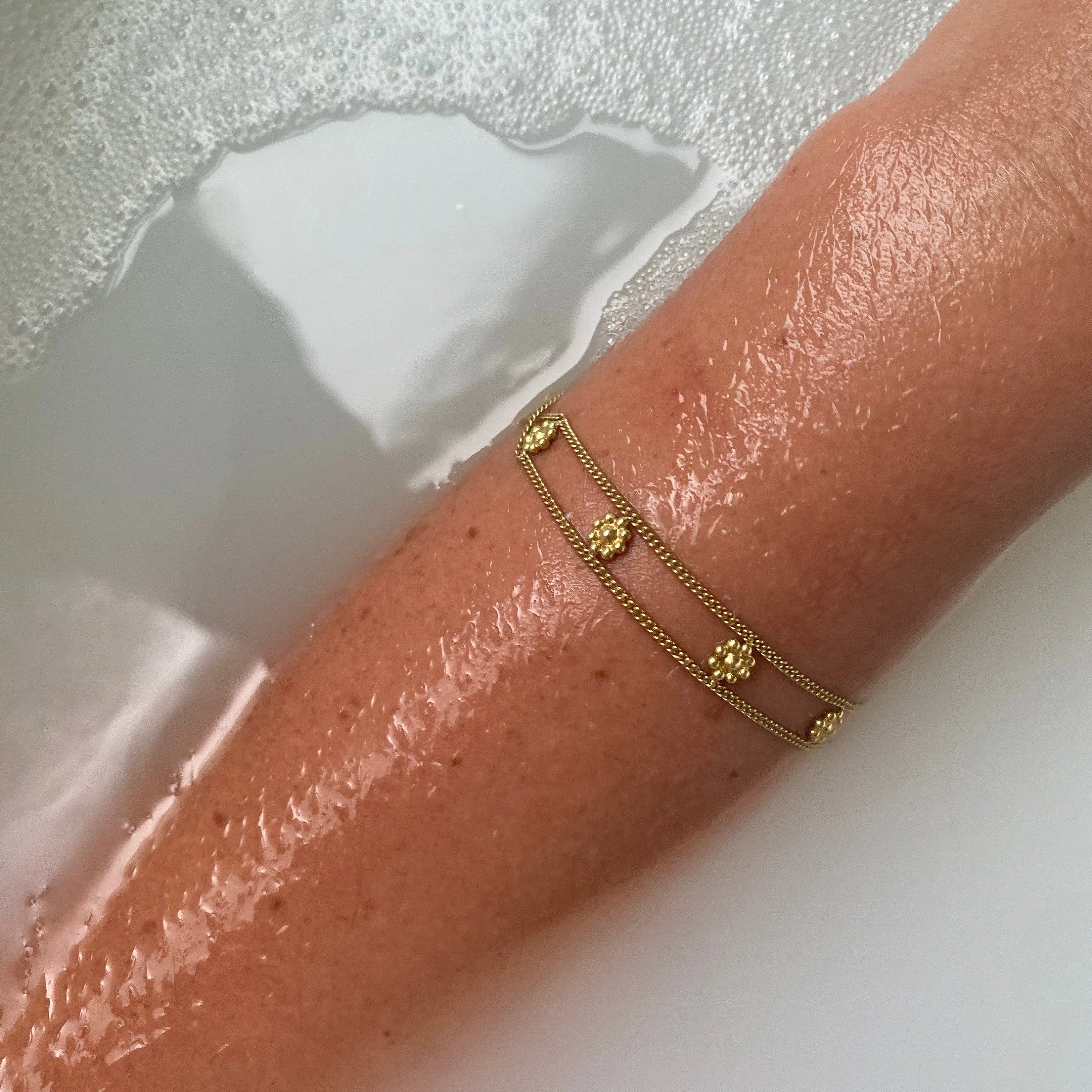 Daisy 14K Gold Bracelet