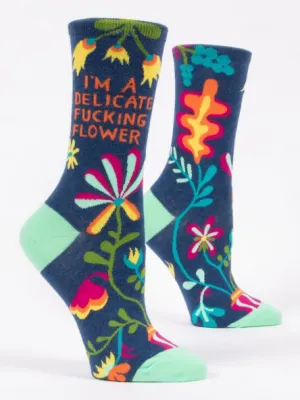 Delicate Flower Socks