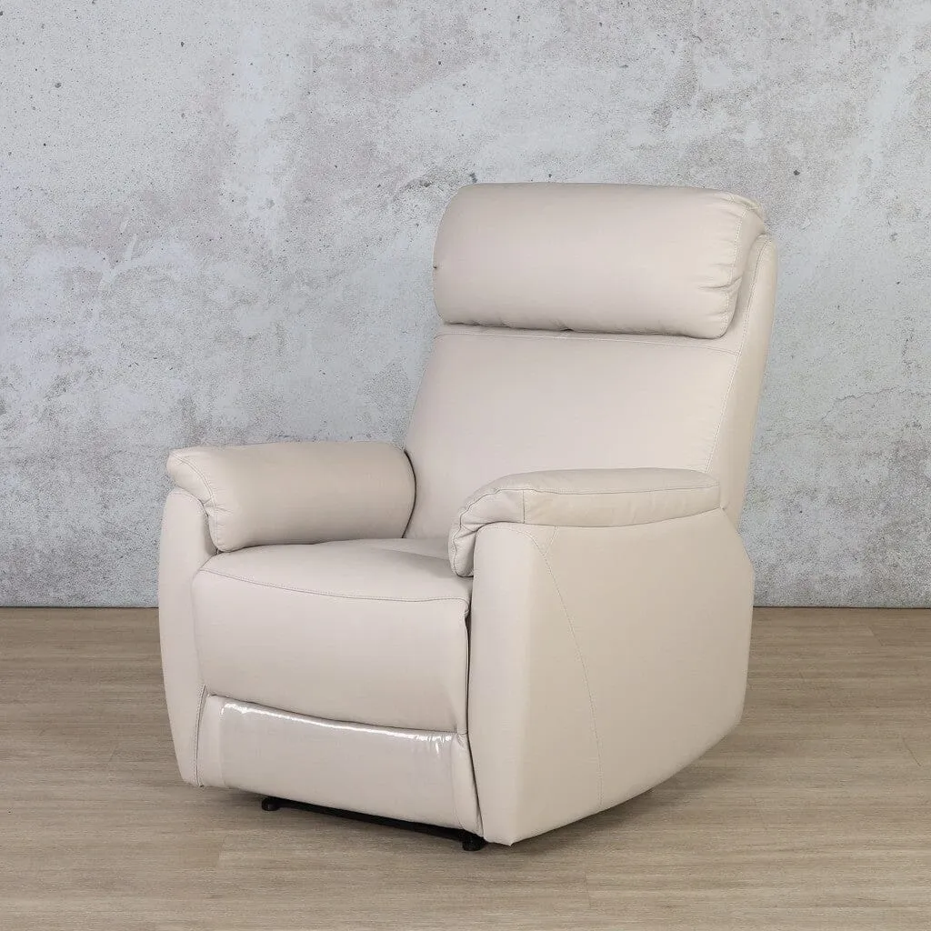 Denver 1 Seater Leather Recliner - Available on Special Order Plan Only