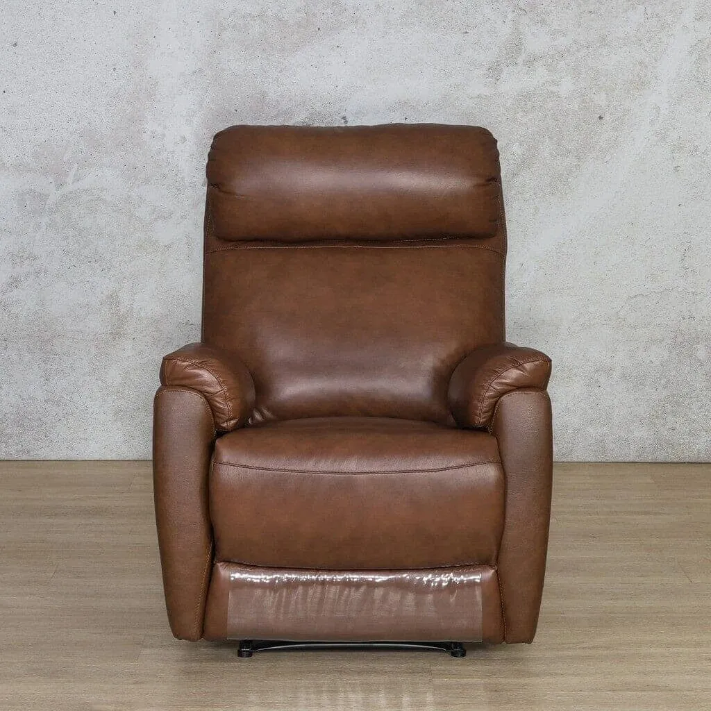 Denver 1 Seater Leather Recliner - Available on Special Order Plan Only