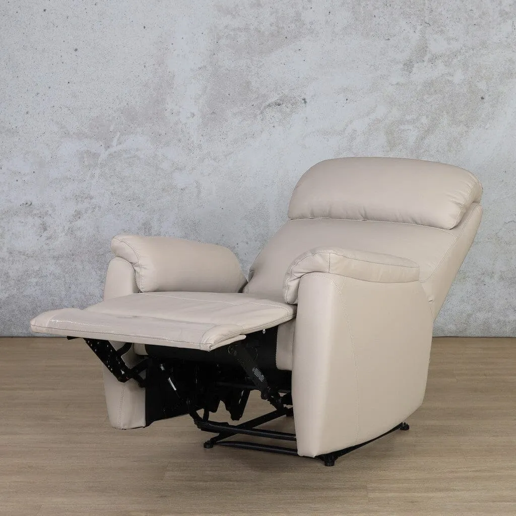 Denver 1 Seater Leather Recliner - Available on Special Order Plan Only