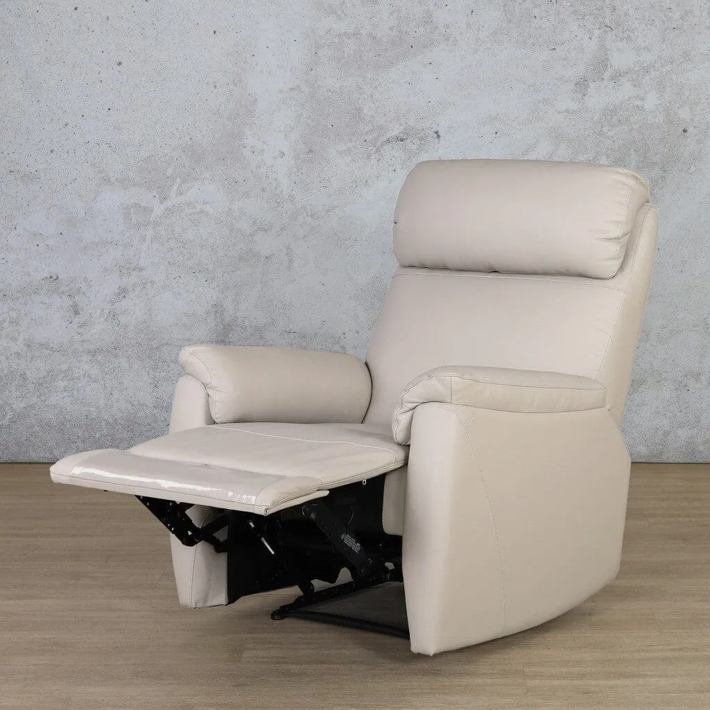 Denver 1 Seater Leather Recliner - Available on Special Order Plan Only