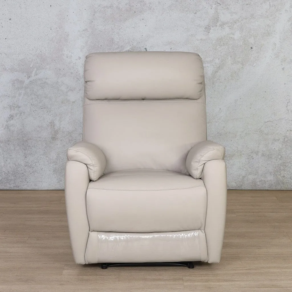 Denver 1 Seater Leather Recliner - Available on Special Order Plan Only