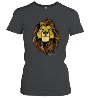 Disney Lion King Noble Simba Women Cotton T-Shirt