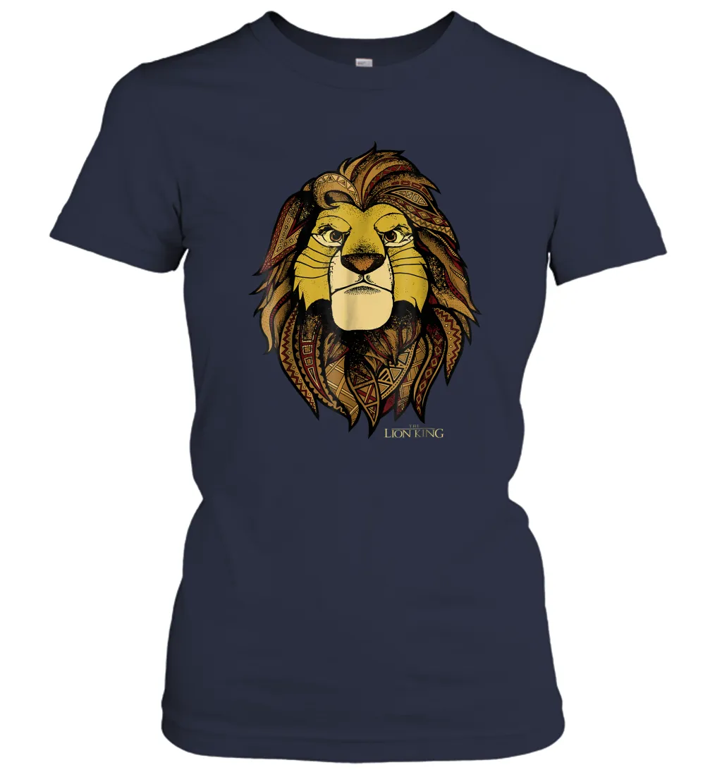 Disney Lion King Noble Simba Women Cotton T-Shirt