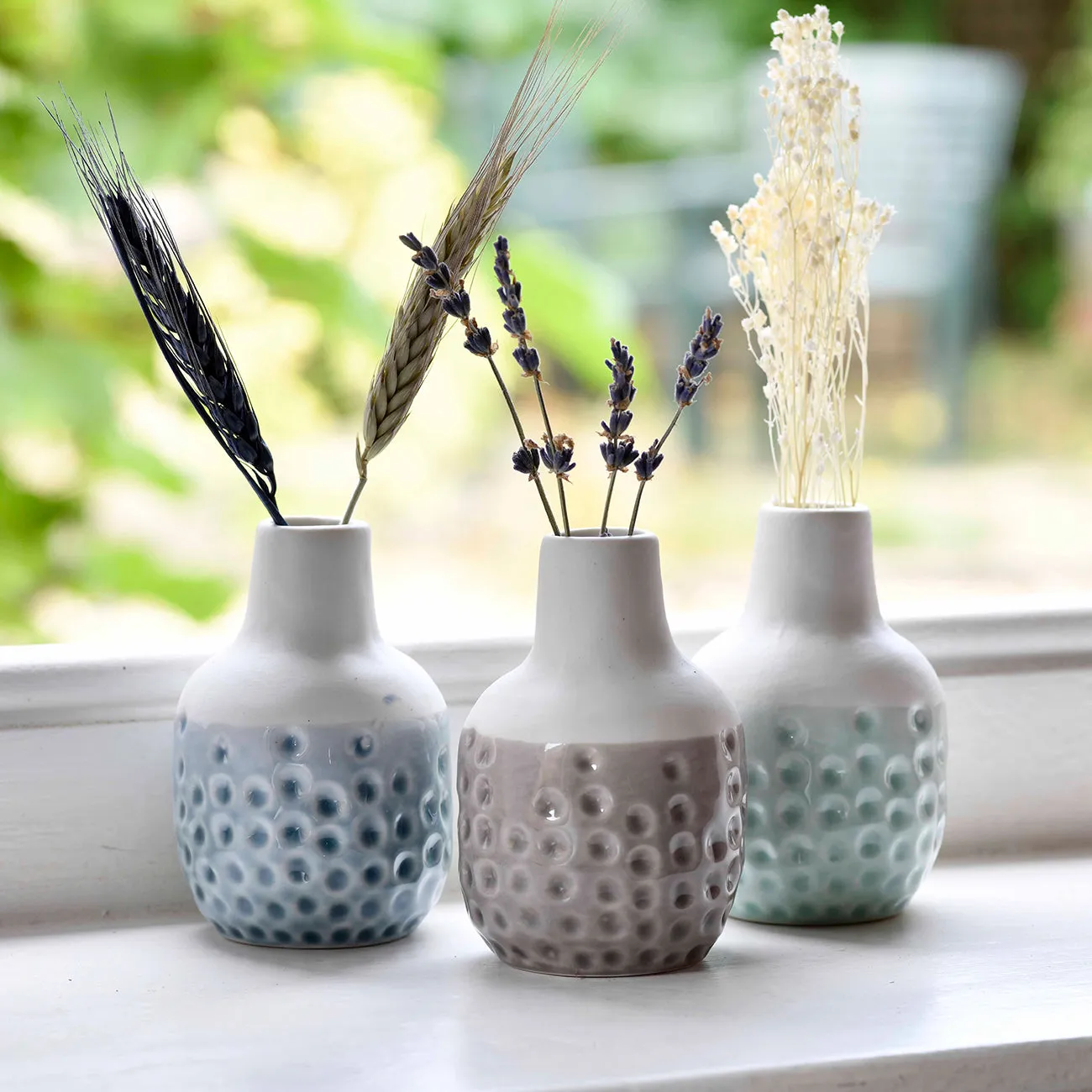 Dotty Mini Vase Trio