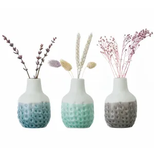 Dotty Mini Vase Trio