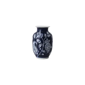 Fleur Navy 15cm Vase