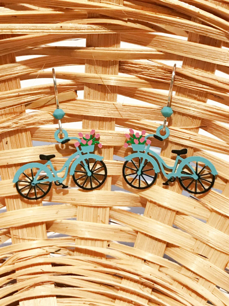 Flower Basket Bicycle Dangles by Sienna Sky