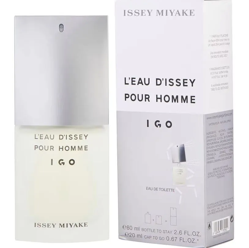 Issey MiyakeI Go Eau De Toilette Spray 2.6 oz & Eau De Toilette Travel Spray 0.67 oz For Men