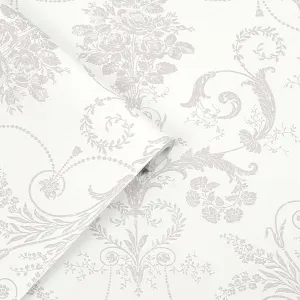 Laura Ashley Josette Dove Grey / White 113385