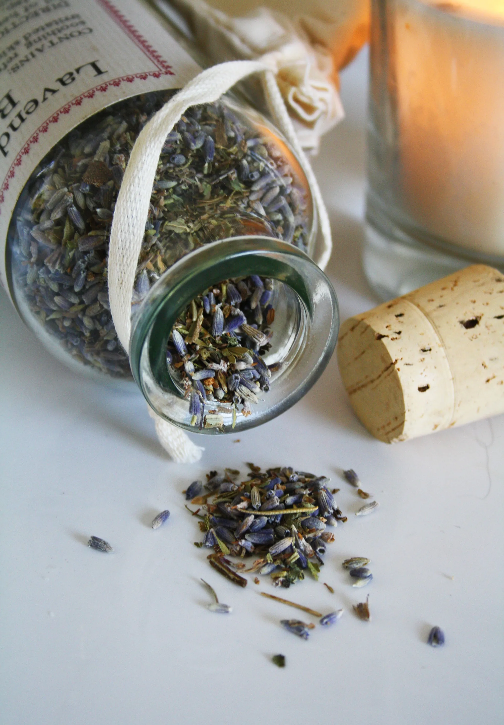 Lavender and Comfrey Natural Bath Herbs