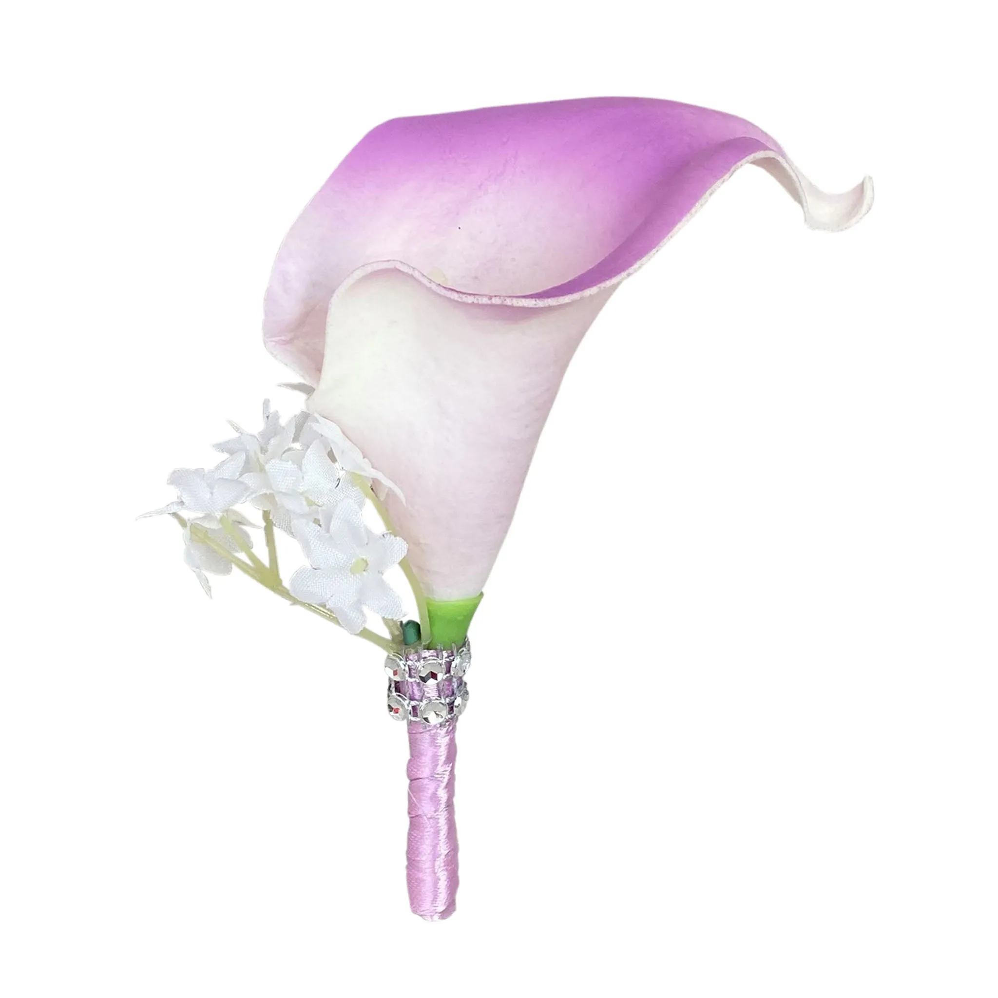 Lavender Calla Lily Boutonniere for Man