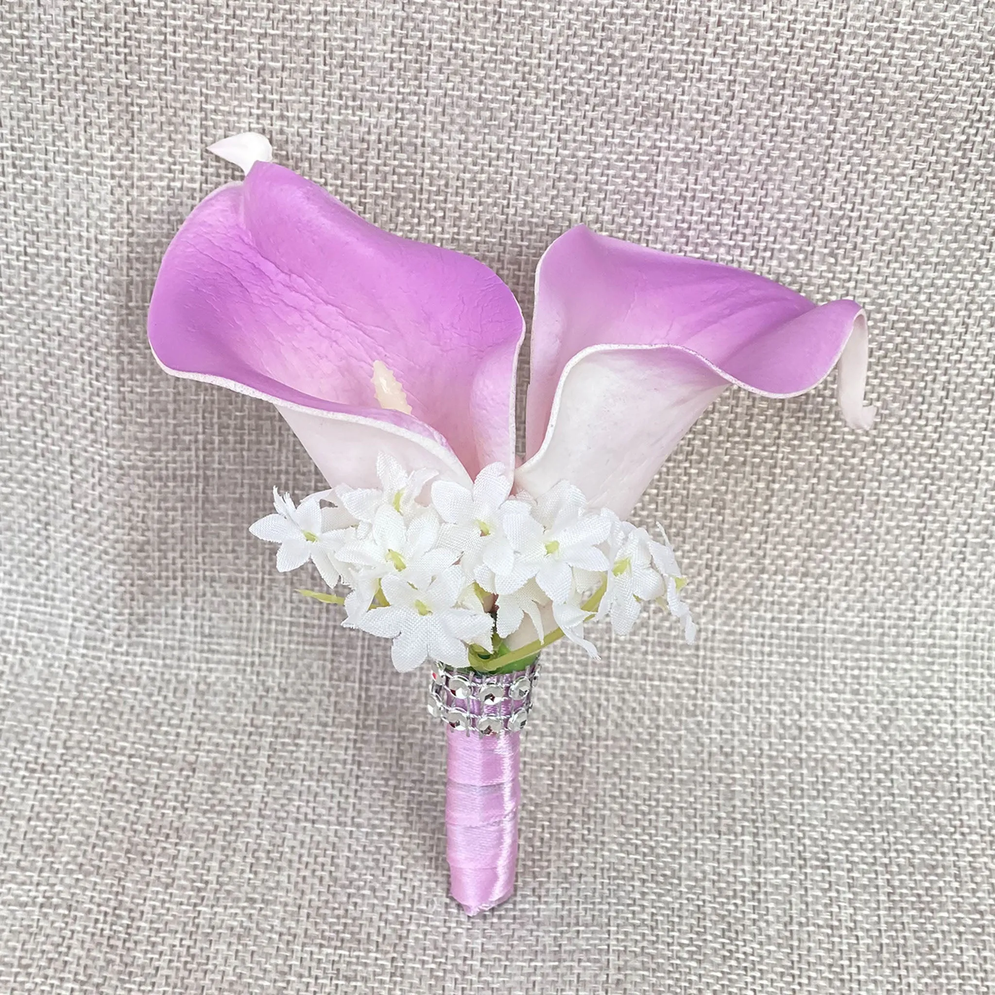 Lavender Calla Lily Boutonniere for Man