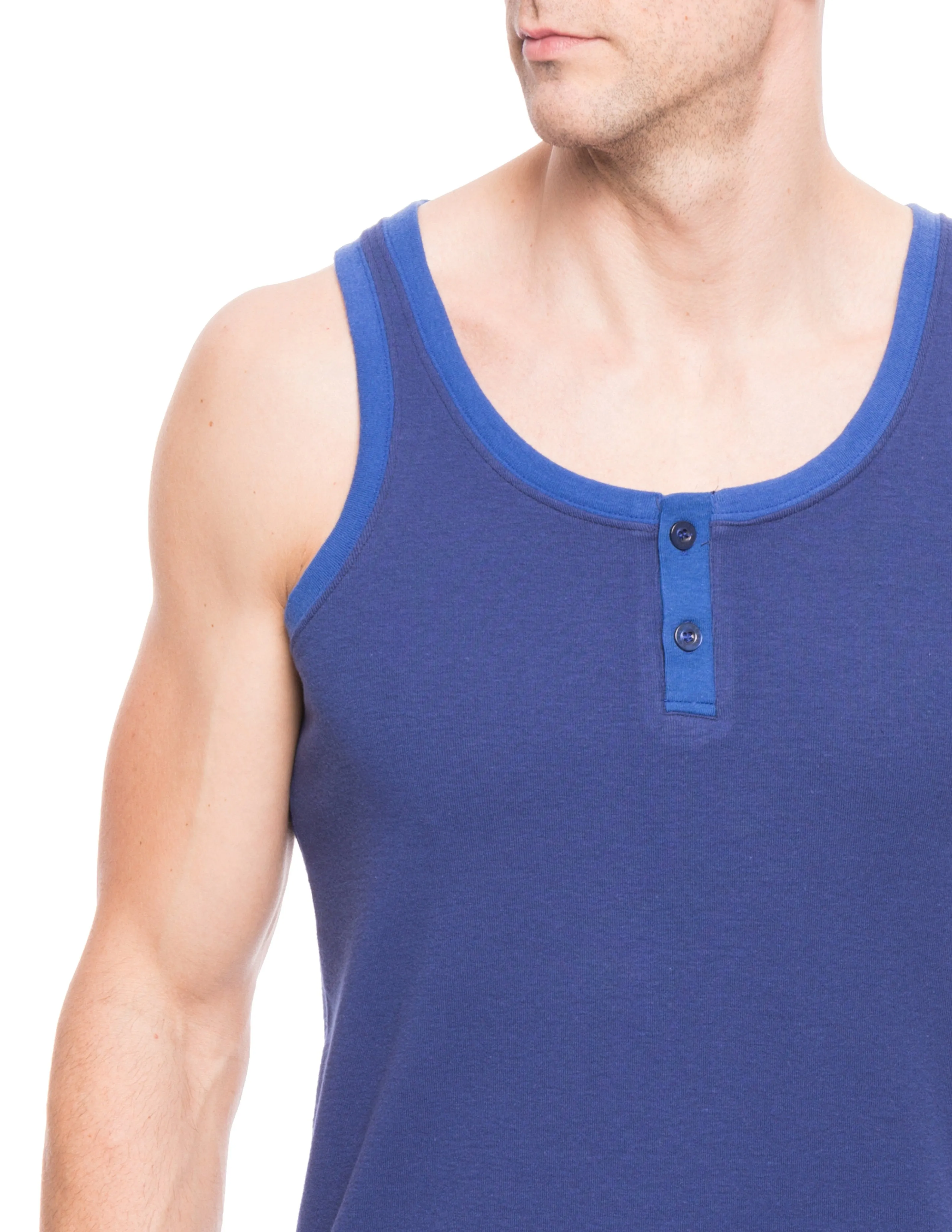 Men's Premium Cotton Boxer Tank Top Lounge Set