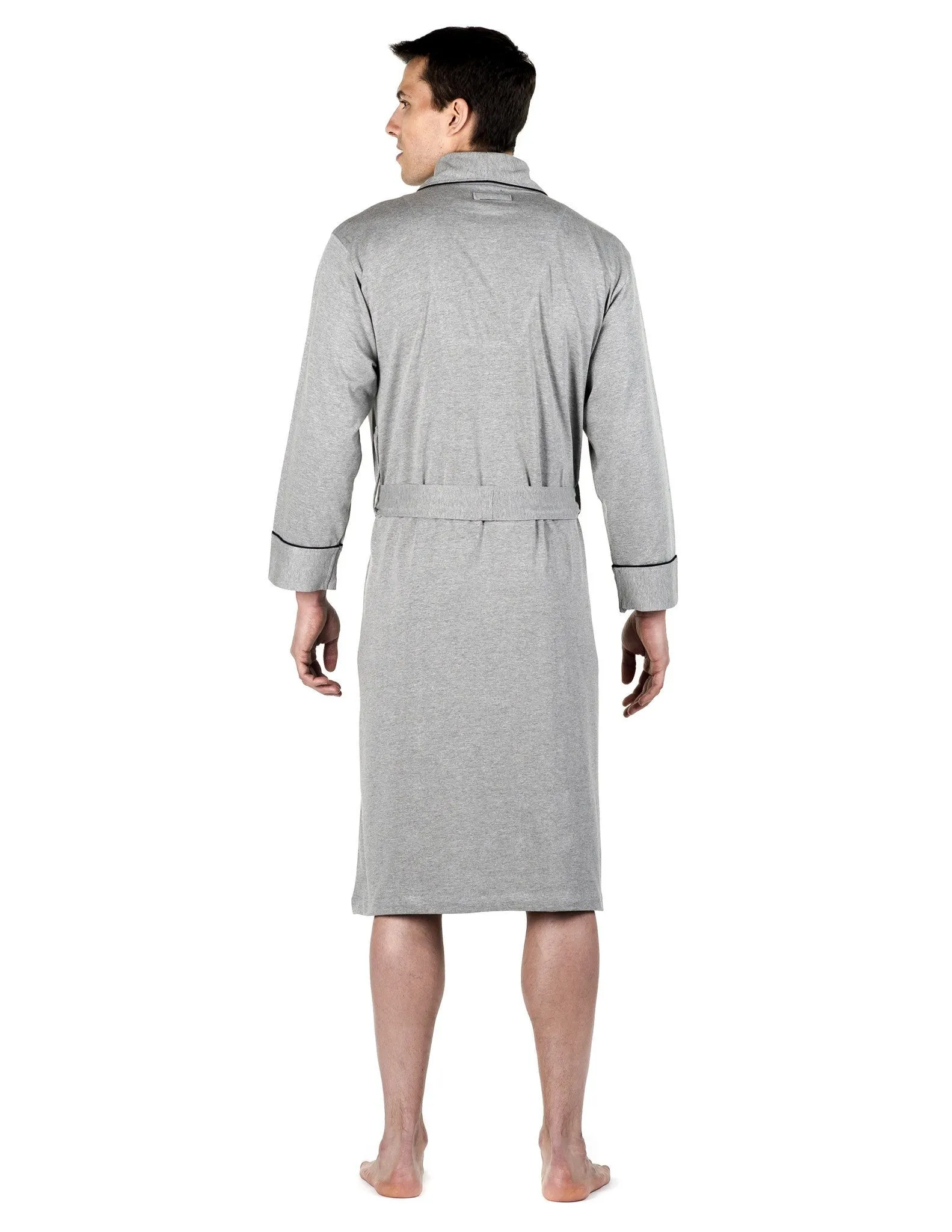 Men's Premium Knit Jersey Robe