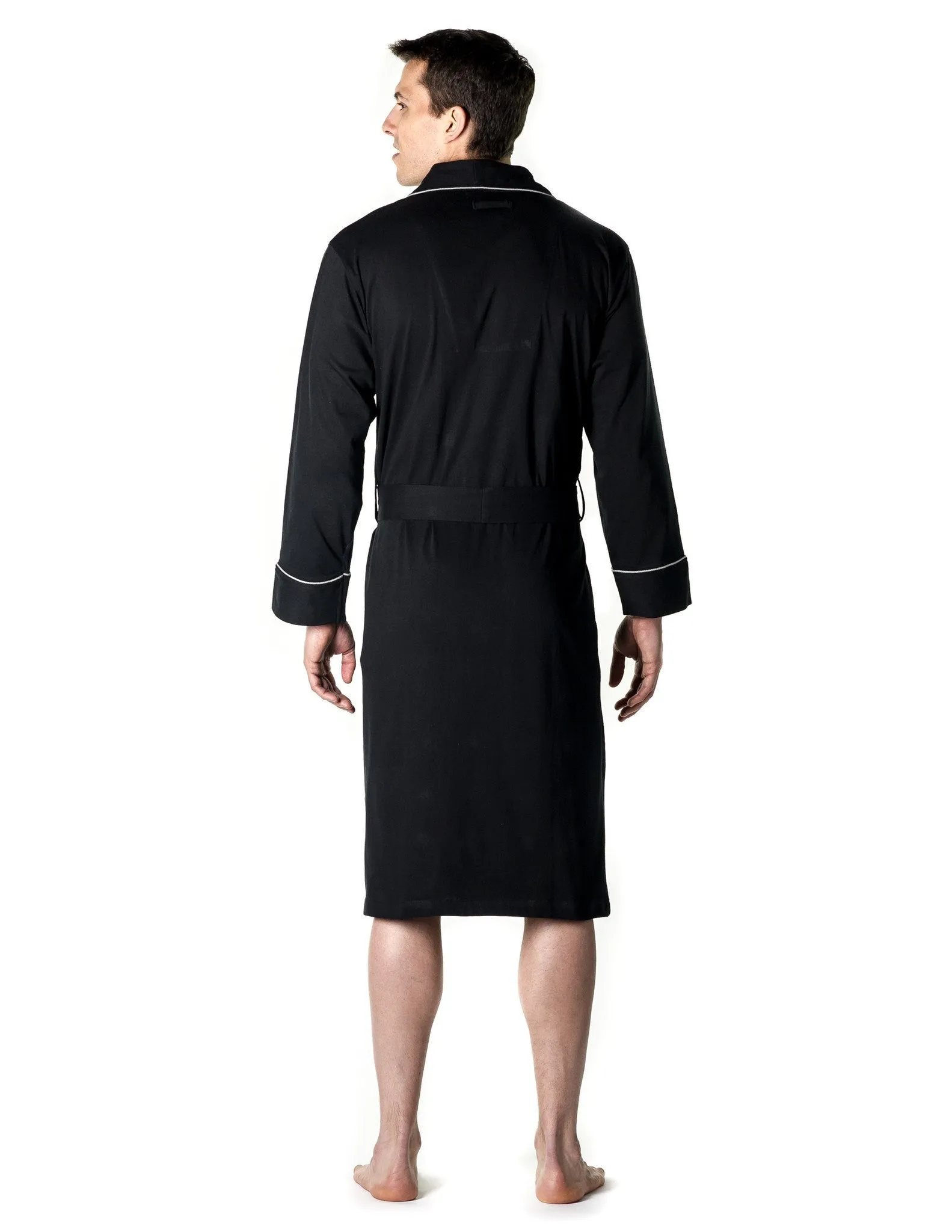 Men's Premium Knit Jersey Robe