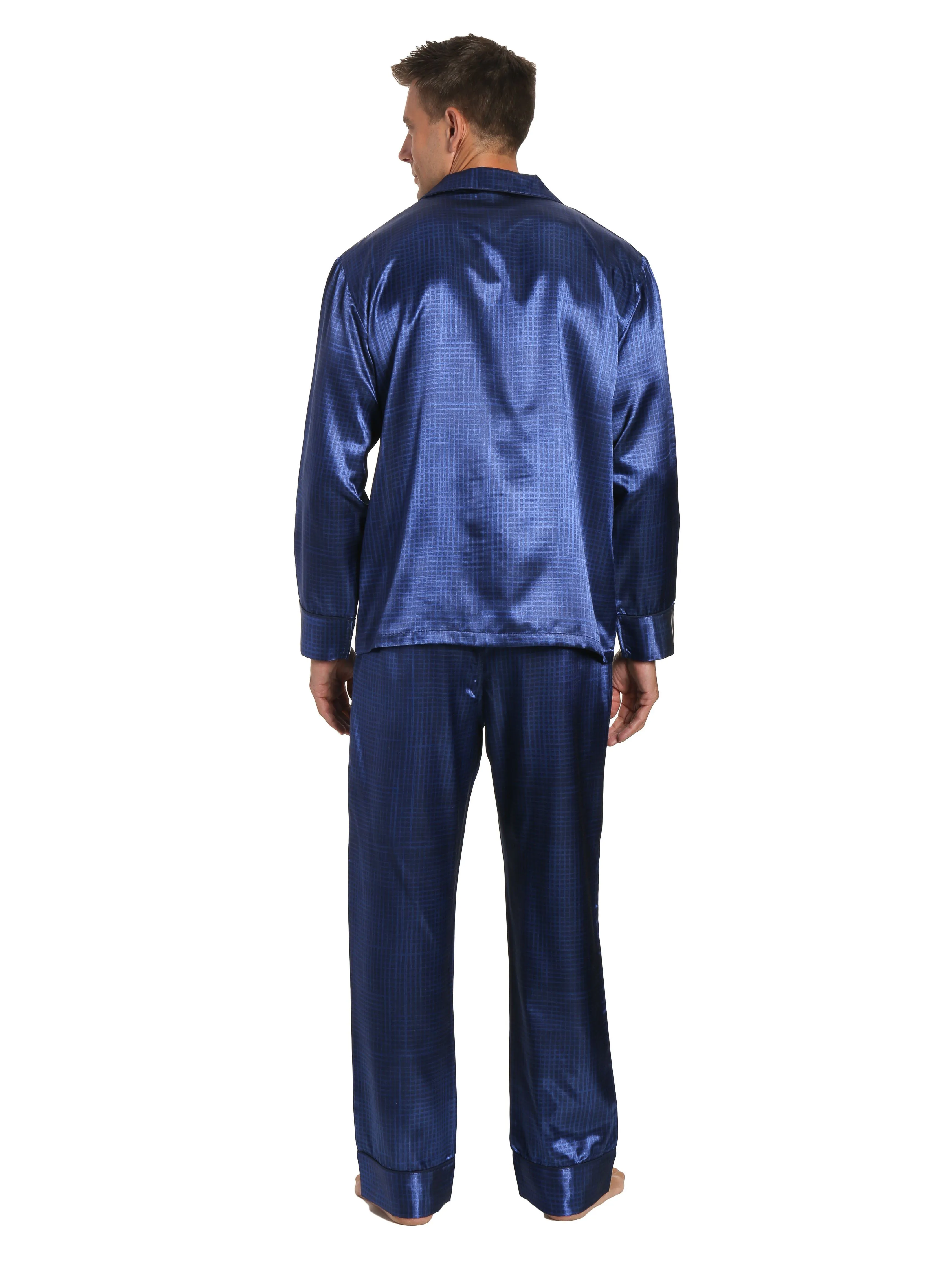 Men's Premium Satin Pajama Sleepwear Set