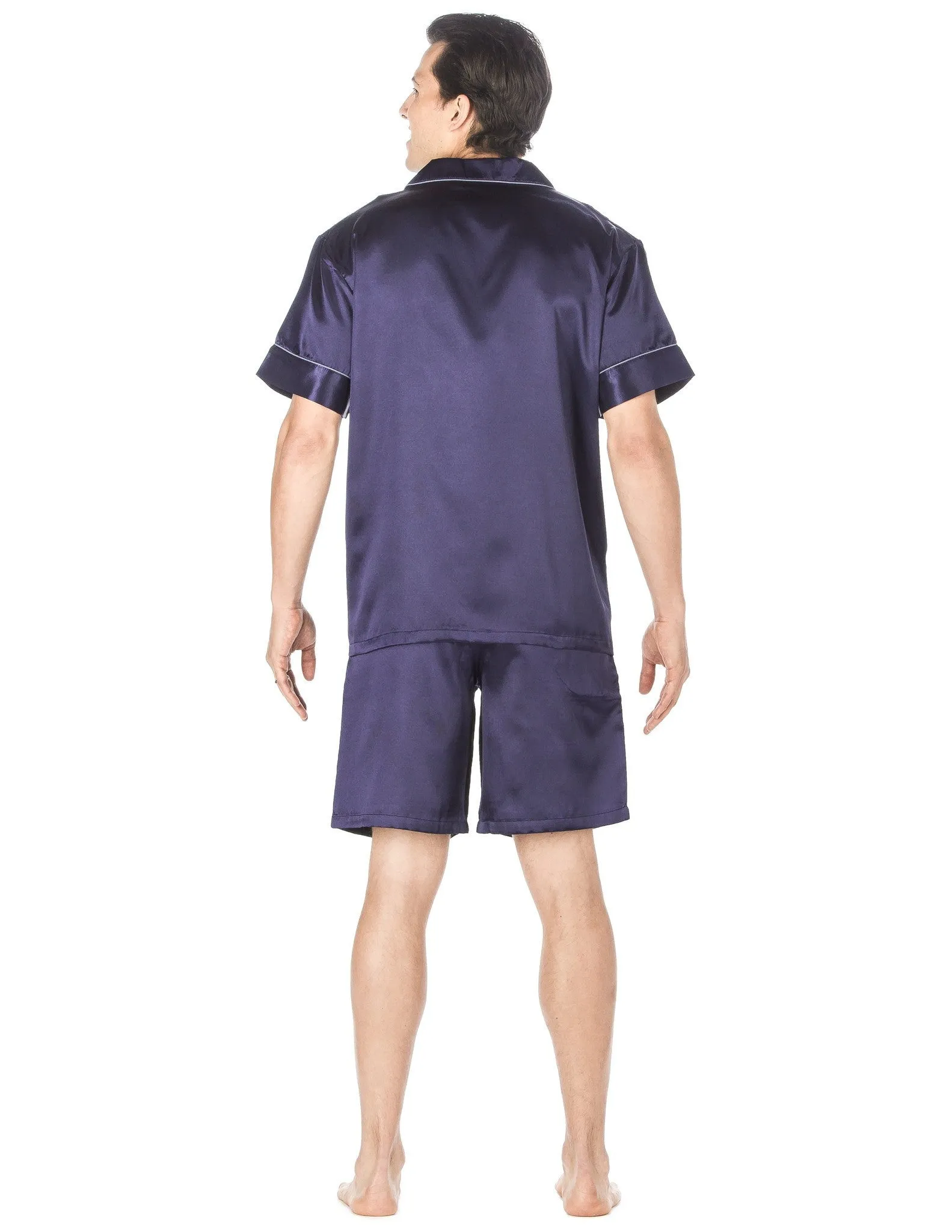 Men's Premium Satin Short Pajama Set