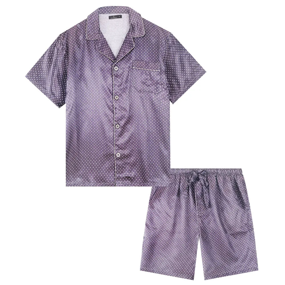 Men's Premium Satin Short Pajama Set