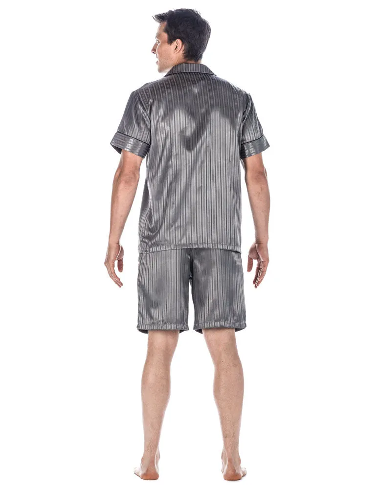 Men's Premium Satin Short Pajama Set