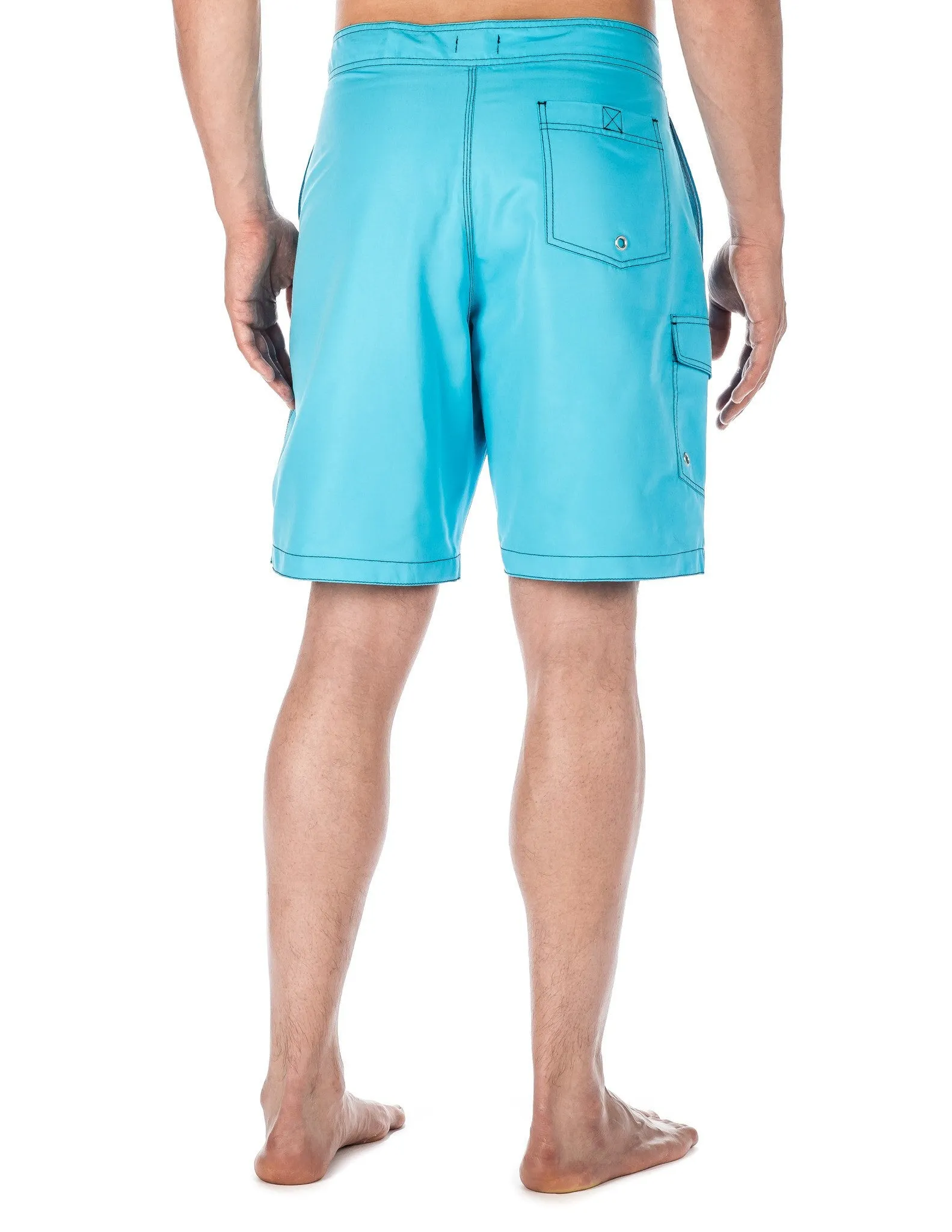 Men's Premium Swim Boardshorts - With Beach Attitude Stamps