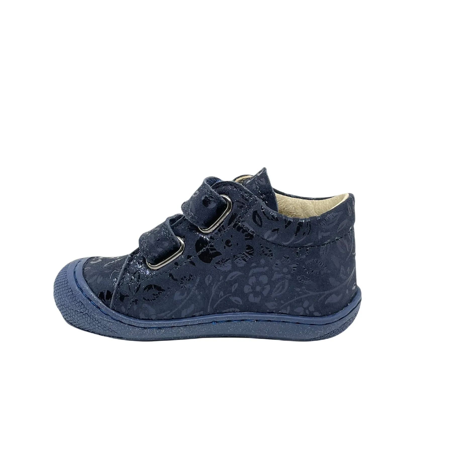 NATURINO COCOON velcro bleu flower chaussures