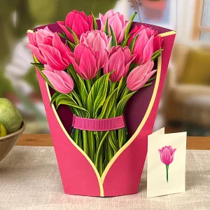 Pop-Up Pink Tulips