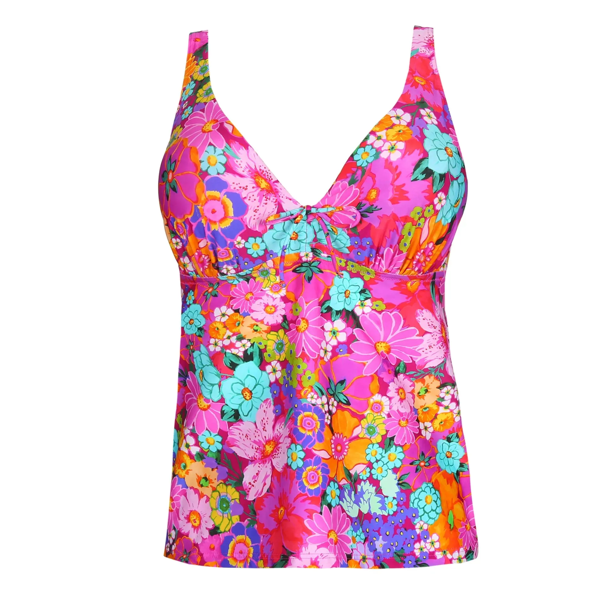 Prima Donna Half Padded Plunge Tankini-Najac-Floral