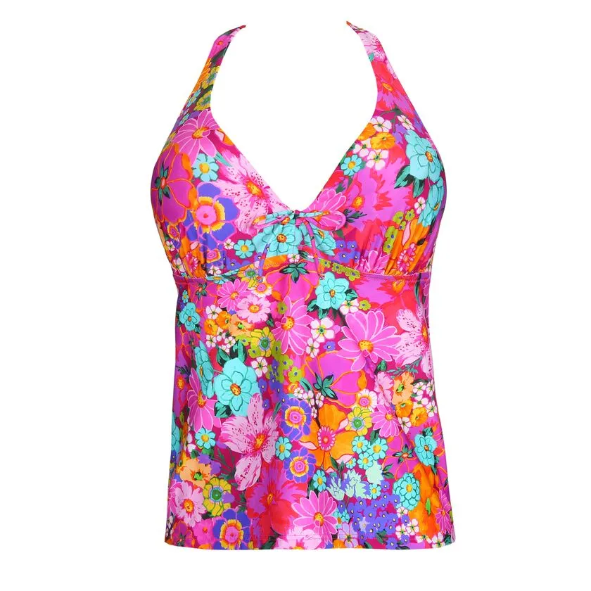 Prima Donna Half Padded Plunge Tankini-Najac-Floral