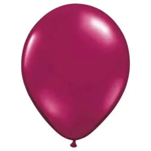 Qualatex - 11" Burgundy Latex Balloons (25ct)