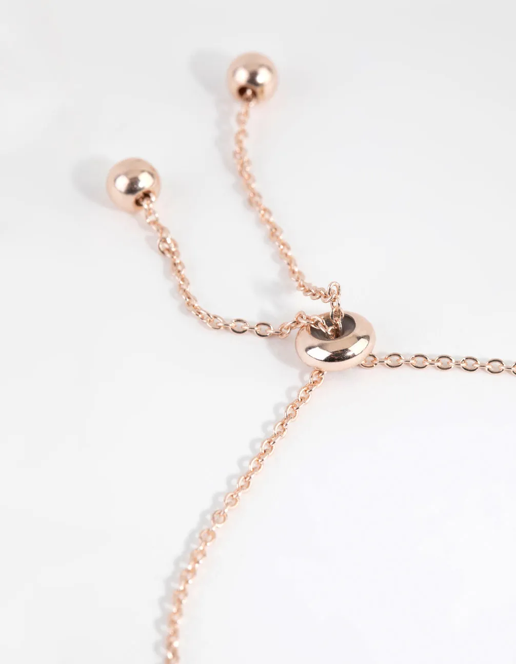 Rose Gold Delicate Flower Bracelet