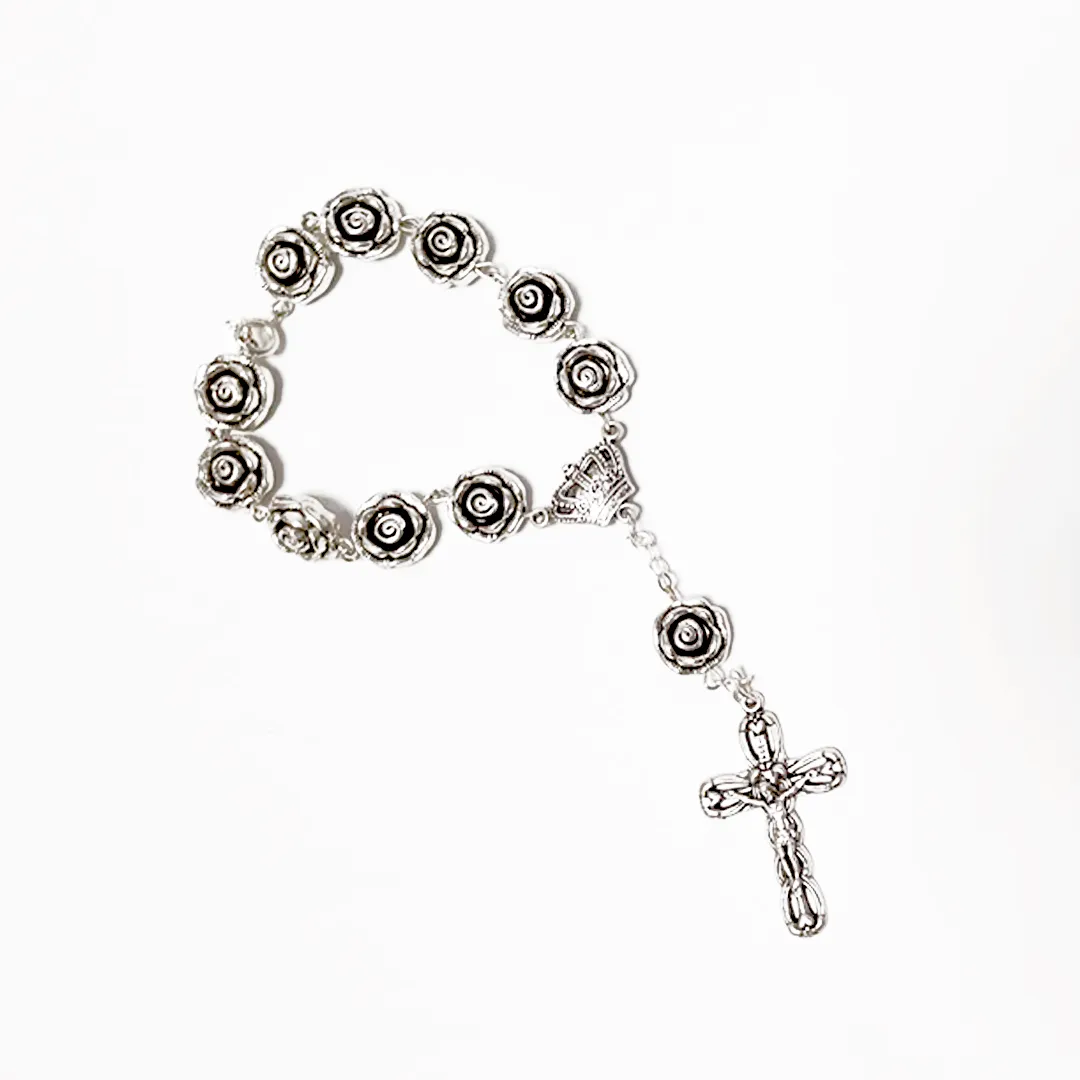 Silver Decade Rosary Roses