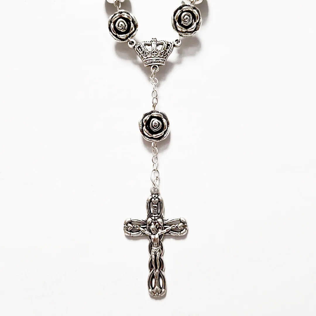 Silver Decade Rosary Roses