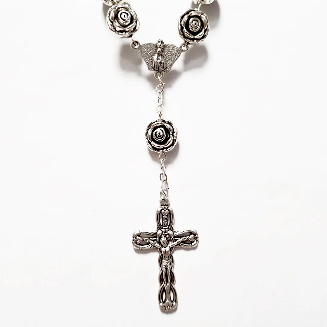 Silver Decade Rosary Roses