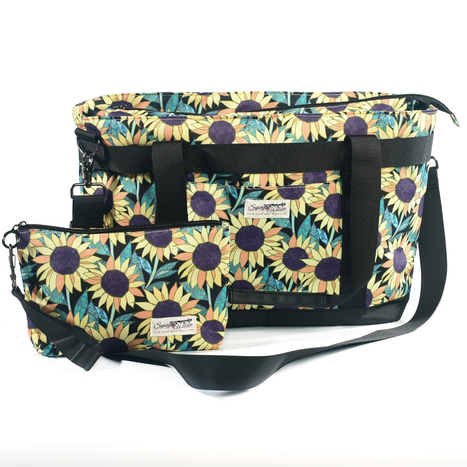 Sunflower Fields Organizer/Wristlet